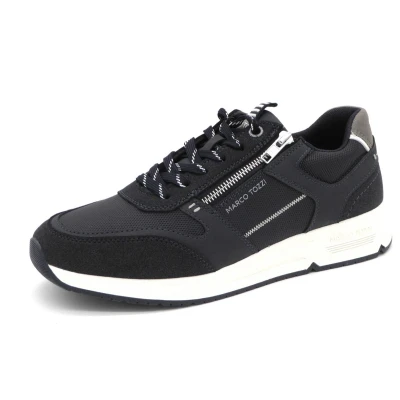 Afbeelding van Marco Tozzi Heren Sneaker 13613 805 Blauw Maat 41
