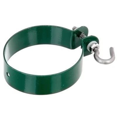 Afbeelding van Alberts 655587 klem voor spanstaaf gaas verzinkt, groene kunststof coating Ø 76 mm