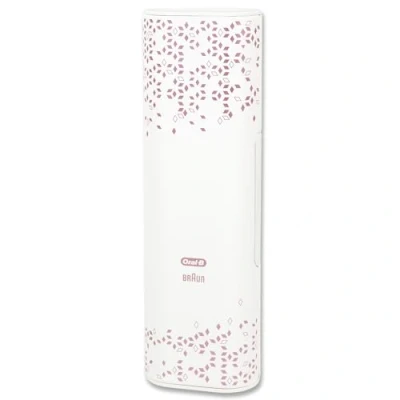 Afbeelding van Oral B Genius Series Tandenborstel reisetui met oplaadfunctie voor 1 handstuk en 2 opzetborstels, zonder oplaadkabel, roségoud, roze goud, toilettas