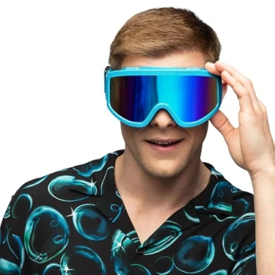 Afbeelding van Boland skibrillen voor verkleedpartijen en feesten, stijlvolle festivals, carnaval of apres ski themafeesten