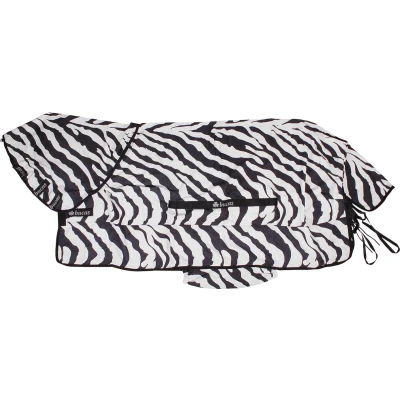Afbeelding van Bucas Sweet itch Zebra deken zwart/wit maat:205