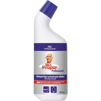 Afbeelding van Mr. Proper badkamer en toiletreiniger 3in1, flacon van 750 ml toilethygiëne
