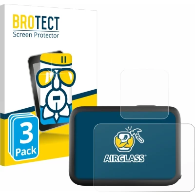 Afbeelding van BROTECT Screenprotector voor GoPro Hero 11 Black Folie Beschermfolie Beschermglas transparant (3 Stuks)