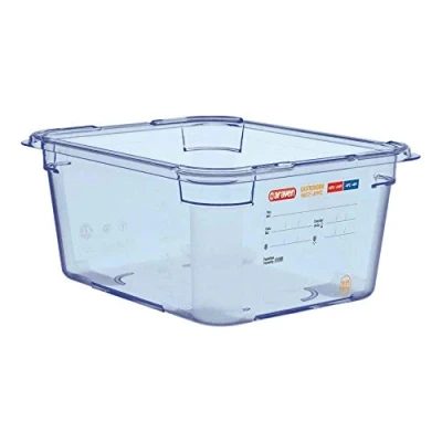 Afbeelding van Araven ABS blauwe GN 1/2 voedseldoos 15cm diep
