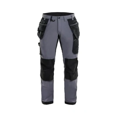 Afbeelding van Blaklader Werkbroek met 4 weg stretch 1522 1645 Medium Grijs/Zwart