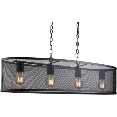 Afbeelding van Searchlight Eetkamer hanglamp Fishnet 2484 4BK