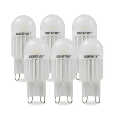 Afbeelding van G9 LED 3W Warm Wit Dimbaar 6 Pack