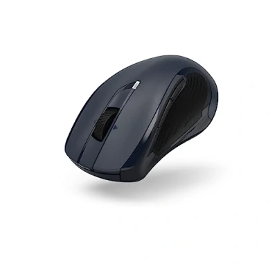 Afbeelding van Hama Computermuis draadloos (draadloze muis met 7 toetsen, geruisloze lasermuis voor pc, laptop en notebook rechtshandigen, 600/1200/3200 dpi, Windows 11/10/8/7/Vista/XP, MAC), donkerblauw