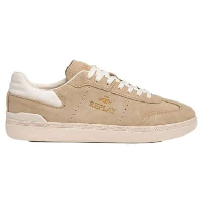 Afbeelding van Replay Pyper Sneakers laag, Heren, Maat: 41, Sand Leer/ synthetisch
