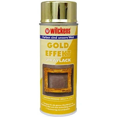 Afbeelding van WILCKENS GOLD Effect Spray blik 400 ml voor hout, glas, kunststof