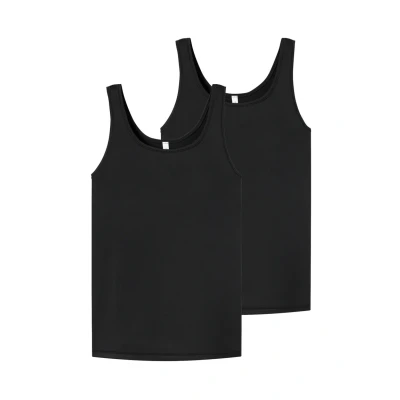 Afbeelding van Schiesser 2PACK TRÄGER Unique Micro Hemd, Dames, Maat: 36, Schwarz