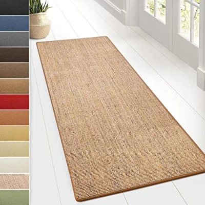 Afbeelding van Floordirekt Sylt Sisaltapijt, hoogwaardig kwaliteitsproduct, verkrijgbaar in vele kleuren en maten, duurzaam stevig, 100 x 150 cm, kurk