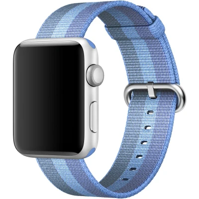 Afbeelding van Apple origineel Woven Nylon Watch 42mm / 44mm 45mm 49mm Tahoe Blue MPW52ZM/A