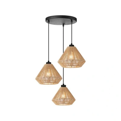Afbeelding van LABEL51 Hanglamp Ibiza Naturel Jute 3 Lichts Majorr