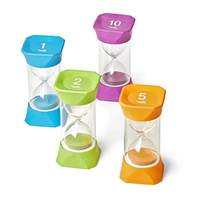Afbeelding van Mega zandloper (set van 4 stuks)