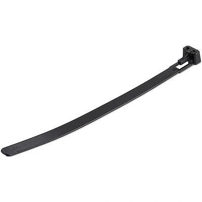 Afbeelding van StarTech.com CBMZTRB6BK kabelbinder Losmaakbare Nylon, Kunststof Zwart 100 stuk(s)