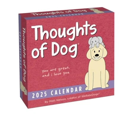 Afbeelding van Thoughts of Dog 2025 Day to Calendar