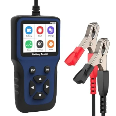 Afbeelding van MMOBIEL Auto Accutester Upgraded 12V Digitale Batterij Analyzer met Kleurendisplay 100 2000 CCA Lading Tester Gezondheid, Starten &amp; Opladen Controle voor