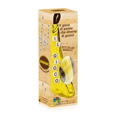 Afbeelding van dV Giochi Bananagrams Het spel dat je Fame van kruiswoorden Italiaanse uitgave, meerkleurig, DVG9364