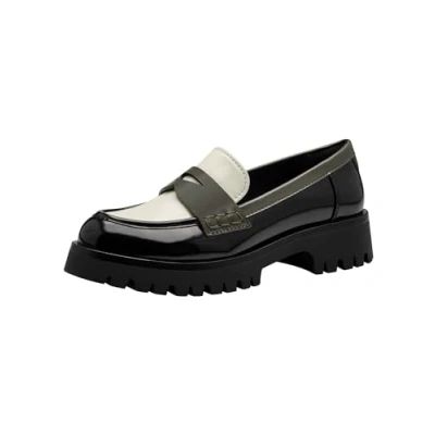 Afbeelding van Tamaris Instappers, Dames, Maat: 37, Olive Hoogwaardig imitatieleer