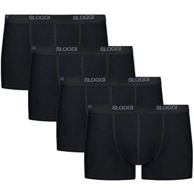 Afbeelding van Sloggi Basic Short 4 pack Zwart
