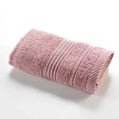 Afbeelding van Douceur d&#039;Intérieur Gastenhanddoek, katoen, rozenhout, 30 x 50 cm