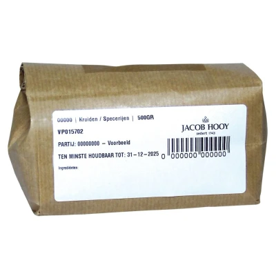 Afbeelding van Jacob Hooy Gember Gemalen 500gr
