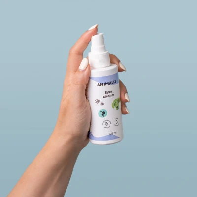 Afbeelding van Animally Biologische Dieren oogentingen tegen vlekken traanbuis hygiëne 125ml
