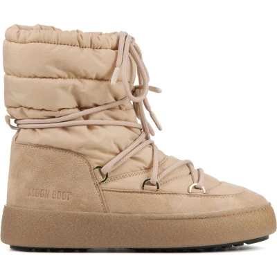 Afbeelding van Moon boot Enkellaarsjes Dames Outdoor / Snowboots Damesschoenen Nylon 24500200 lab69 Nude Maat 38