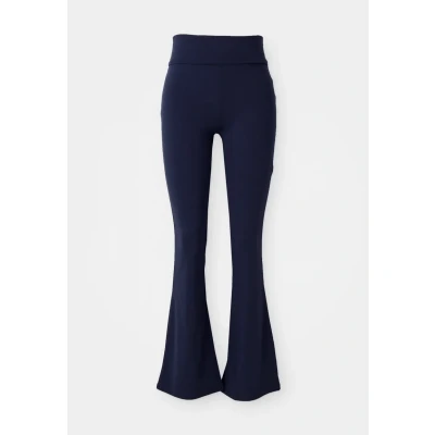 Afbeelding van Gina Tricot SOFT Touch Folded Trousers Broek, Dames, Maat: 42, Sky captain