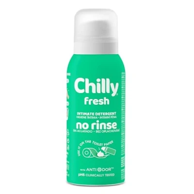 Afbeelding van Chilly, Lichaamsverzorging en hygiëne in schuim, zonder uitspoelen, 100 ml.