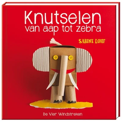 Afbeelding van Knutselen van aap tot zebra (Hardback)