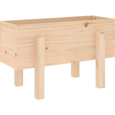 Afbeelding van vidaXL Plantenbak 62x30x38 cm massief grenenhout