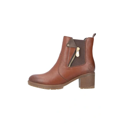 Afbeelding van Rieker Dames 77550 enkellaarzen, bruin, 36 EU, EU