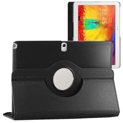 Afbeelding van ebestStar Hoes voor Samsung Galaxy Note 10.1 2014 Edition SM P600 Roterende Etui, 360 Draaibare Hoesje, standfunctie, rotatie case cover, Zwart [Tab: 243.1 x 171.4 7.9mm, 10.1&#039;&#039;]