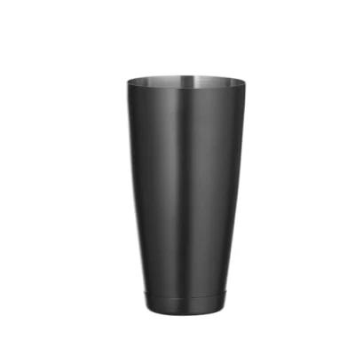 Afbeelding van HENDI Boston Shaker Cup, Barup, Zonder Shakerglas, Verzwaard, Poedercoating, Cocktailshaker, Cocktail Mixer, 0,8l, Ø92X(H), 175mm, Roestvast Staal, Zwart