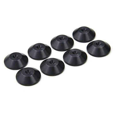 Afbeelding van PrecisionGeek Luidsprekerpads van aluminium, conische vorm, 20 mm diameter, voor hifistandaard, luidspreker, soundbar, 8 stuks