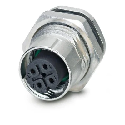 Afbeelding van Phoenix Contact 1556841 Sensor/actuator inbouwconnector M12 Aantal polen: 4 Bus, inbouw 20 stuk(s)
