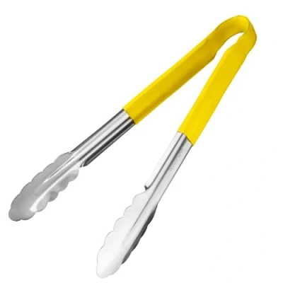 Afbeelding van Hygiplas kleurcode serveertang RVS geel 30cm