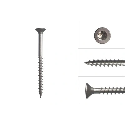 Afbeelding van Spaanplaatschroeven RVS A2 4 x 50 mm Torx 20 200 Stuks