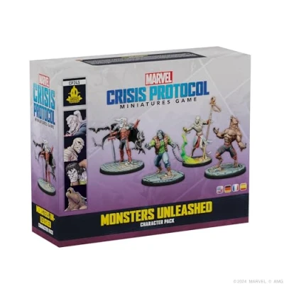 Afbeelding van Atomic Mass Games Marvel: Crisis Protocol Tomb of Dracula Character Pack Voeg bovennatuurlijke legendes toe aan je team! Tafelblad Superhero Game, Leeftijd 14+, 2 spelers, 90 min speeltijd, gemaakt