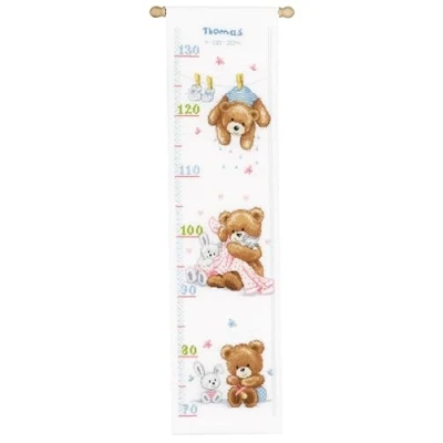 Afbeelding van Telpakket kit Lieve beertjes Vervaco PN 0147440
