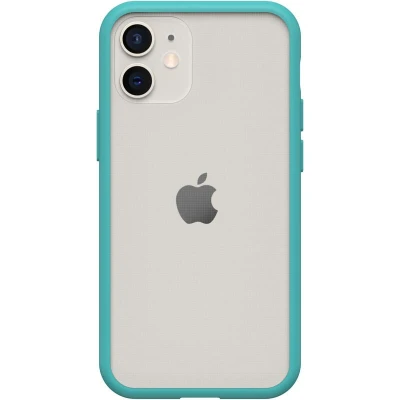 Afbeelding van OtterBox React case voor iPhone 12 Mini Transparant/Blauw