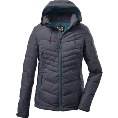 Afbeelding van Killtec Dames Kow 149 Wmn Qltd Jckt gewatteerde jas met afritsbare capuchon
