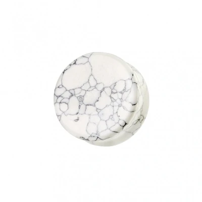Afbeelding van 16 mm Double flared plug howlite