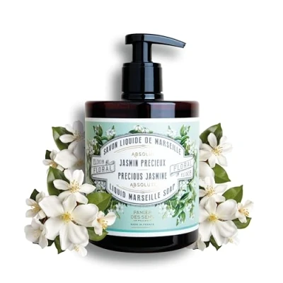 Afbeelding van Panier des Sens Vloeibare Marseillezeep Handzeep / Douchegel Precious Jasmine 500 ml Vegan