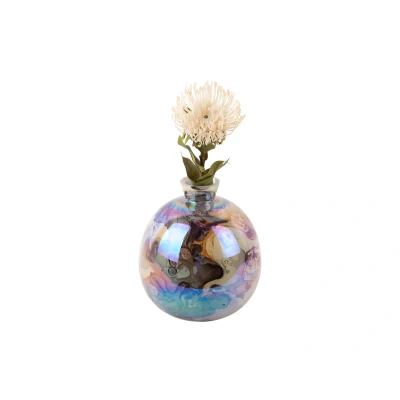 Afbeelding van Present Time Vaas Melange Bottle Bruin Ø23cm Scandinavisch