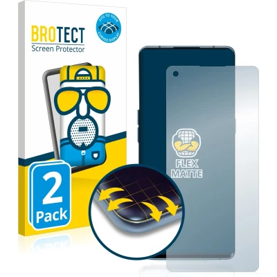 Afbeelding van BROTECT Screenprotector voor Oppo Reno 4 Pro Folie Beschermfolie matte volledig dekking (2 Stuks)