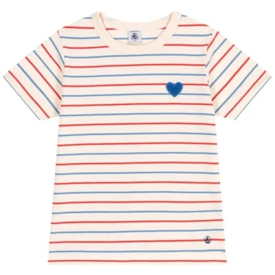 Afbeelding van Petit Bateau KIDS Breathy TEE Tshirt print voor kinderen, Maat: 152, Avalanche/multicolor