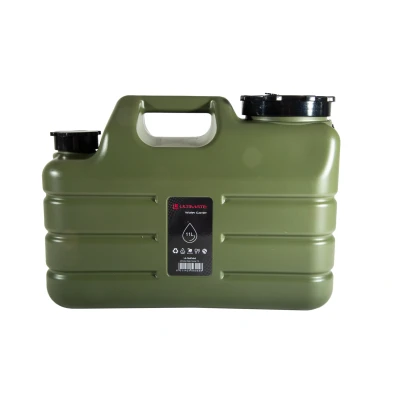 Afbeelding van Ultimate Water Carrier Jerrycan 11L (Incl. Kraantje, Sponsje &amp; Verlengstuk) Kampeerspullen